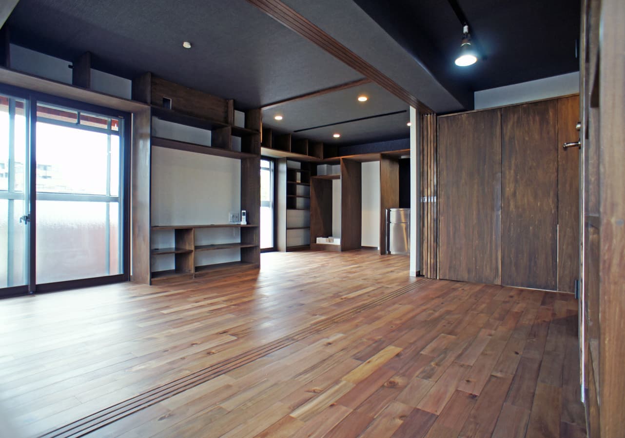 書斎エリアからの眺め