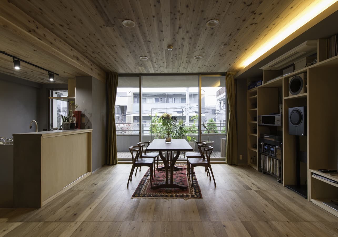 ダイニングの眺め