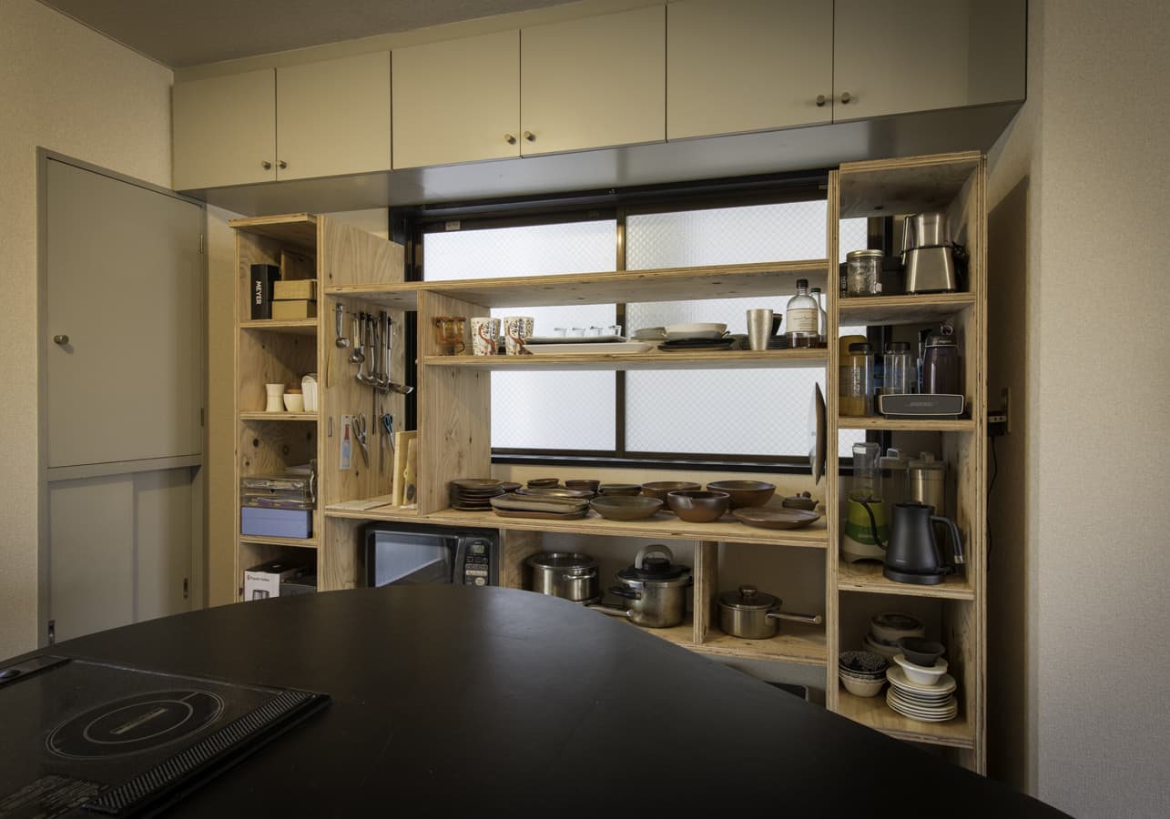 引戸を引き出します