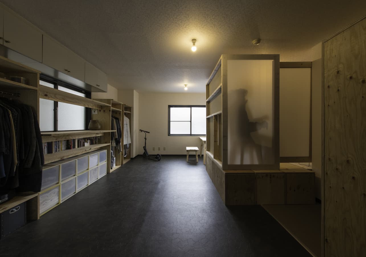 床は土間仕上げ