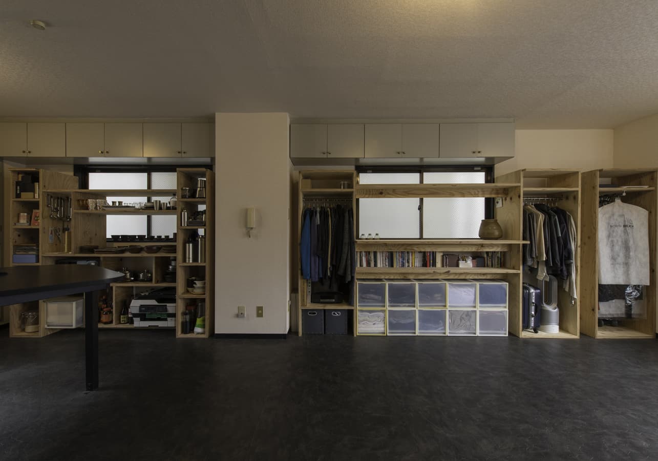 引戸を引き出します