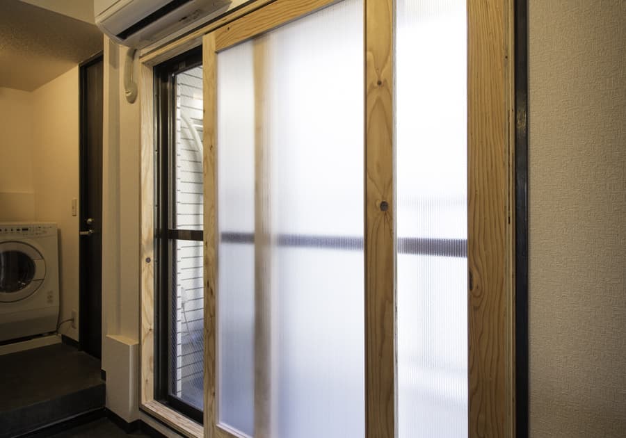 引戸を引き出します