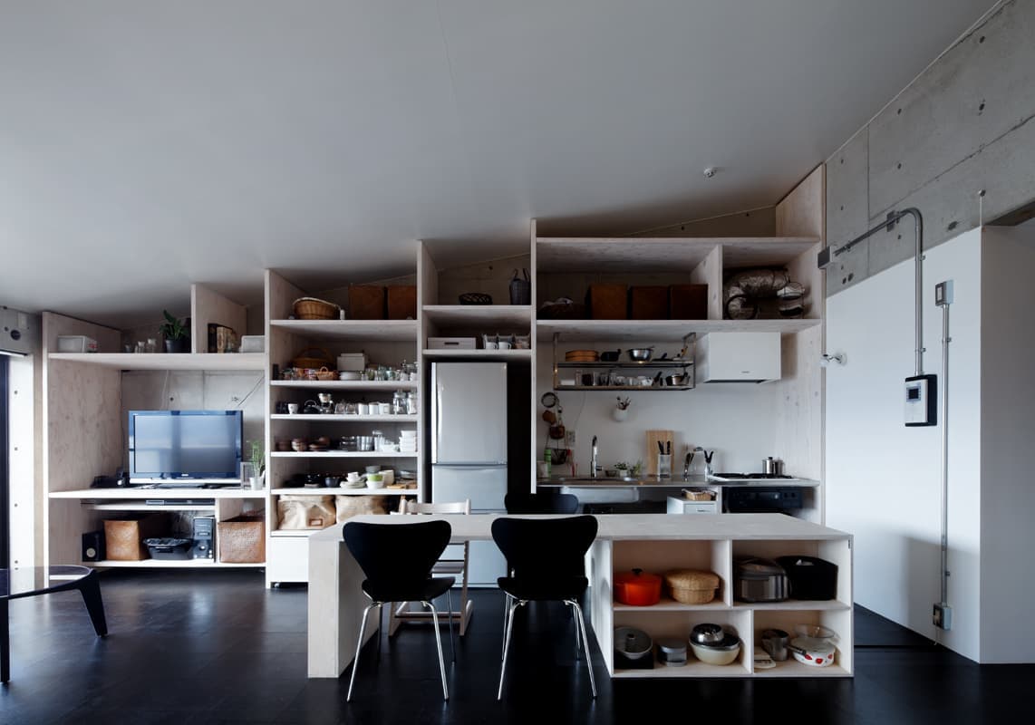 壁面全面造作家具