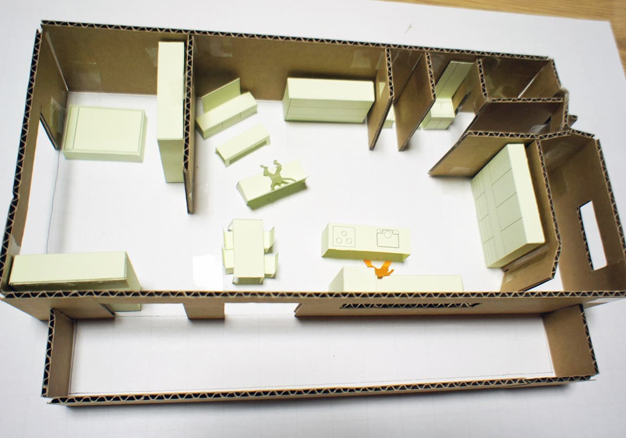 いえづくりワークショップ-模型作成