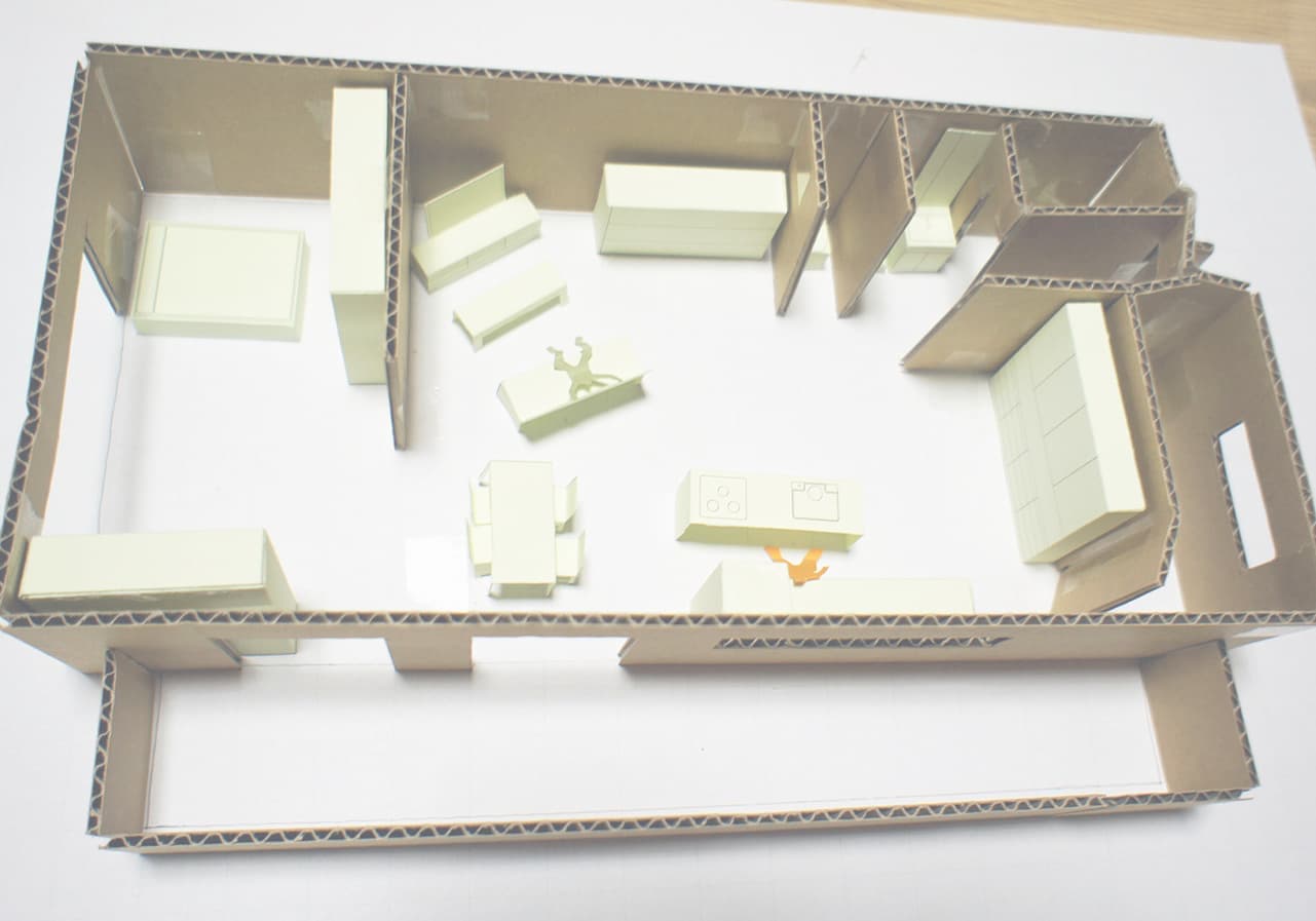 いえづくりワークショップ-模型作成