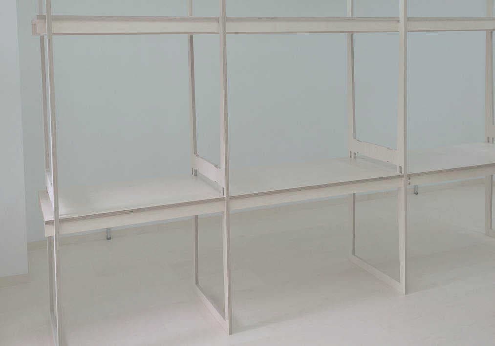 デスクシェルフ組立イメージ