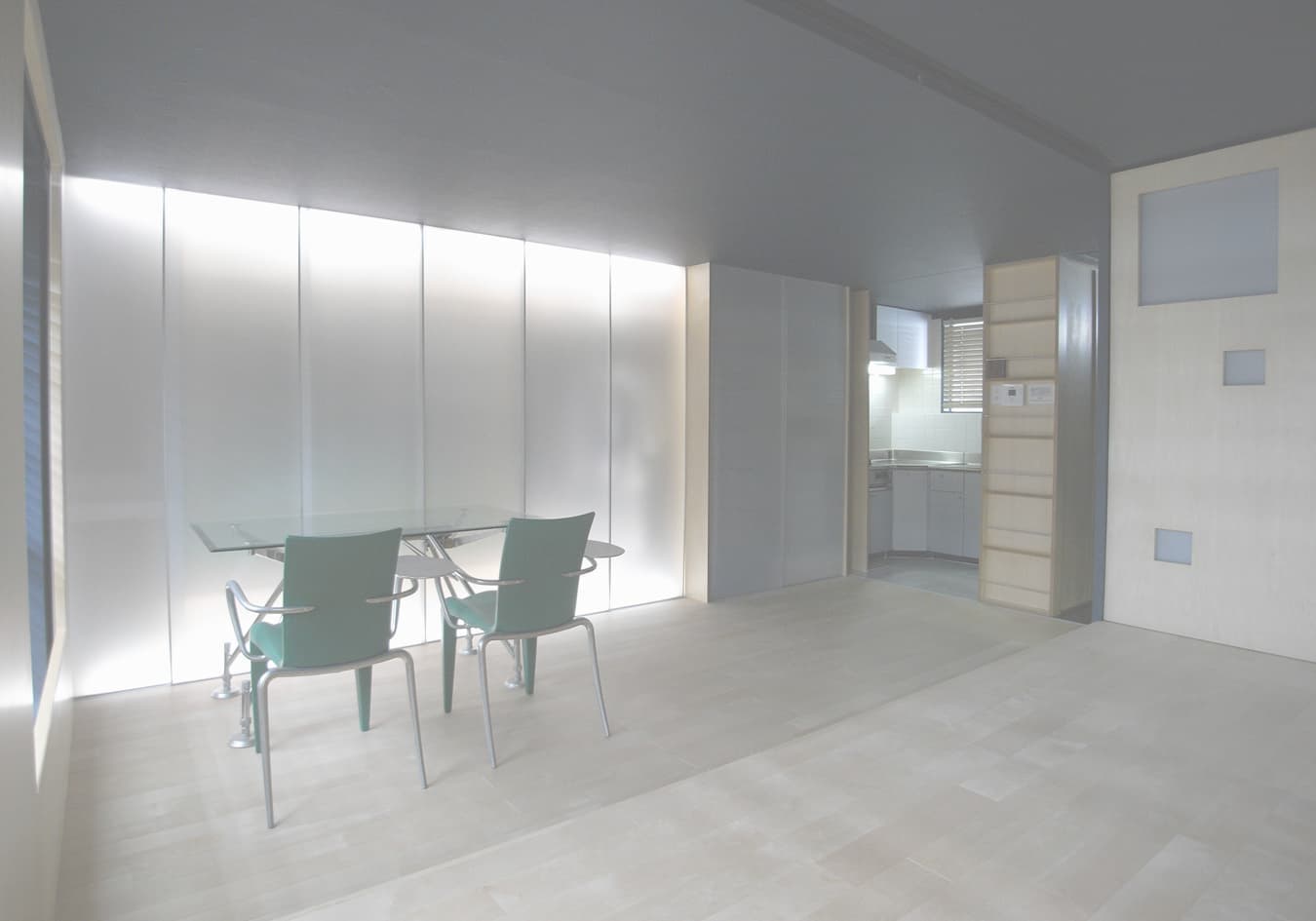 作品事例-可動本棚の家