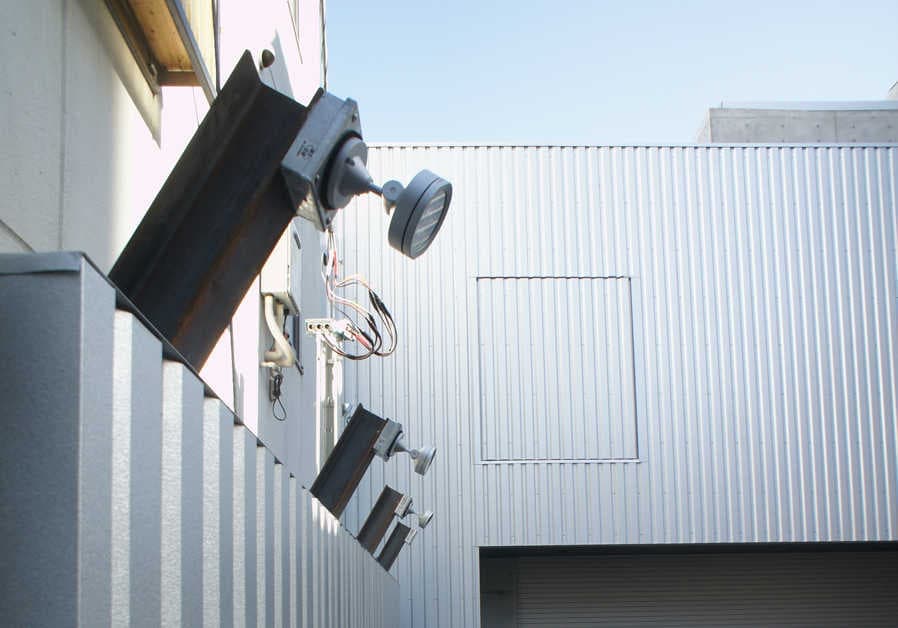 コールテン鋼の外構照明