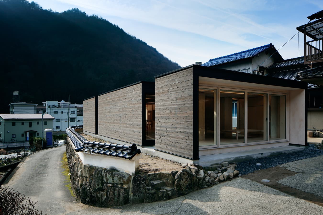 焼杉の外壁