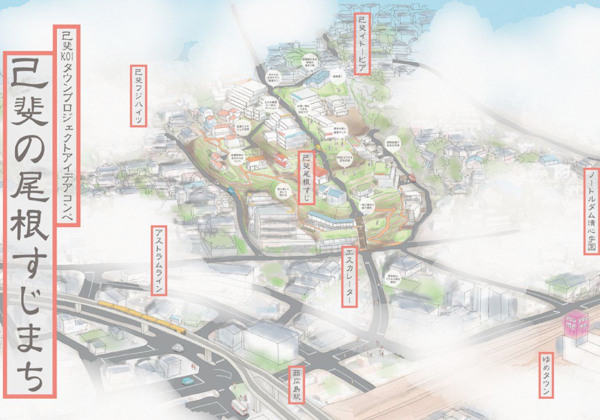 己斐の尾根すじまち