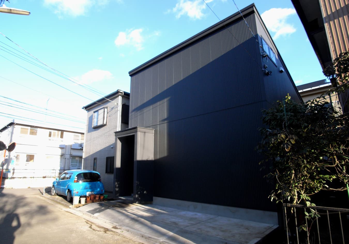 シンプルな外観